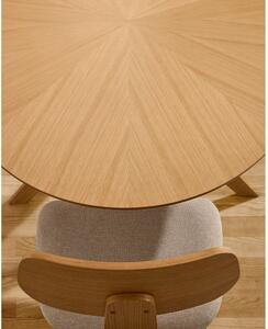 Jídelní stůl s deskou v dubovém dekoru 110x180 cm Naanim – Kave Home 4