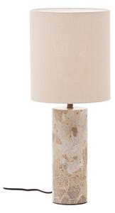 Béžová mramorová stolní lampa s textilním stínidlem (výška 54 cm) Raze – Kave Home