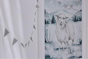 COTTON & SWEETS Plakát Lovely Sheep, 18x24 cm