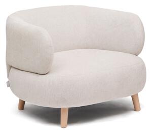 Béžové žinylkové křeslo Luisa – Kave Home