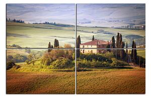 Obraz na plátně - Italská venkovská krajina 1156E (150x100 cm)
