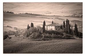 Obraz na plátně - Italská venkovská krajina 1156QA (90x60 cm )