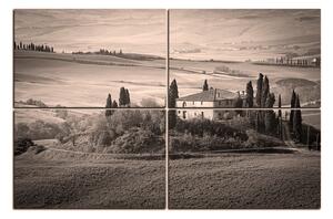 Obraz na plátně - Italská venkovská krajina 1156QE (90x60 cm)
