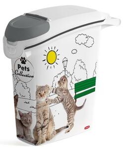 CURVER Kontejner a úložný box na granule pro kočky, 23l/10kg CAT