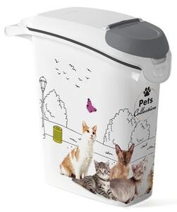 CURVER Kontejner a úložný box na granule pro kočky, 23l/10kg CAT