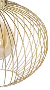 Designová závěsná lampa zlatá - Wire Bake