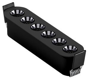 Mono LED zápustné svítidlo Ra>90 6Černá2700K