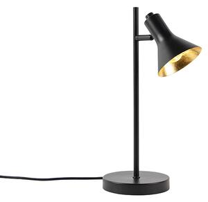 Moderní stolní lampa černá se zlatým 1 světlem - Magno