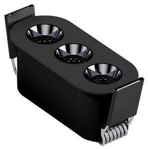 Mono LED zápustné svítidlo Ra>90 3Černá2700K