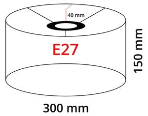 Eglo 32478 - Univerzální stínidlo TUNJA E27 pr. 30 cm šedá