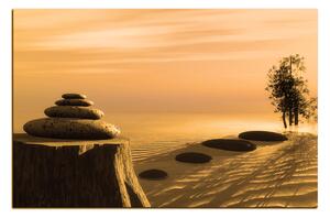 Obraz na plátně - Zen stones 1162ZA (100x70 cm)