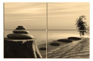 Obraz na plátně - Zen stones 1162FE (150x100 cm)