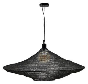 Černé závěsné svítidlo ø 87 cm Makai – Kave Home