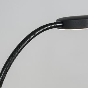 Moderní stojací lampa černá včetně LED - Trax