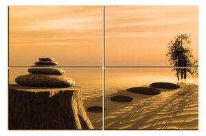 Obraz na plátně - Zen stones 1162ZE (150x100 cm)