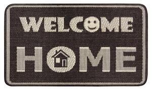 Hnědá rohožka Hanse Home Weave Smiley Welcome, 50 x 80 cm