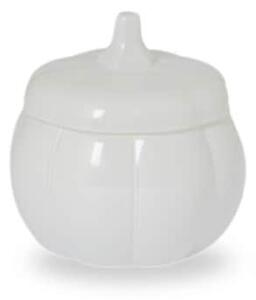 Skleněná dóza Dýně Brehult White 9 cm
