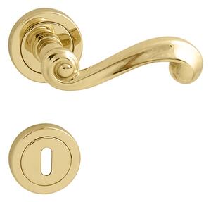 MP Tupai dveřní kování TI CARLA R 738 Varianta: BB = klika/klika pro pokojový klíč, Povrch: OGS = bronz česaný mat