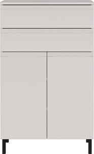 Krémová vysoká koupelnová skříňka 60x97 cm Salinas – Germania