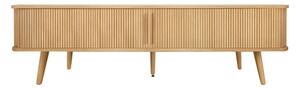 TV stolek v dekoru dubu v přírodní barvě 178x50x40 cm Rove – Woodman