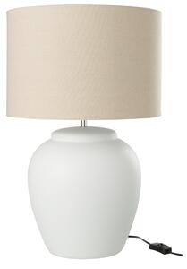 Bílá keramická stolní lampa J-line Limme 48 cm