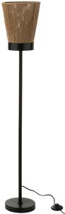 Béžová jutová stojací lampa J-line Nafi 120 cm