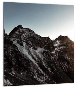 Obraz skalnatého pohoří (30x30 cm)