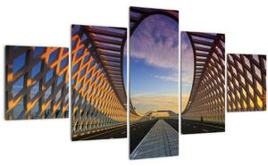 Obraz moderní architektury mostu (125x70 cm)