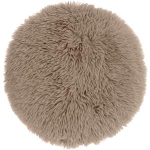 Kulatý dekorační polštářek MATS 40 cm, taupe