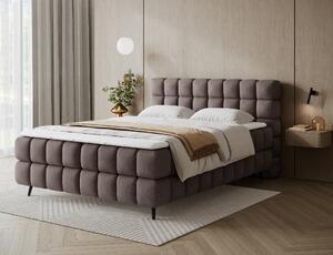 Eltap Čalouněná postel Sabeno s úložným prostorem Materiál a barva potahu: Tonall 22 - hnědá, Rozměr: 180x200
