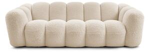 Béžová pohovka z textilie bouclé 232 cm Hippolyte – Bobochic Paris