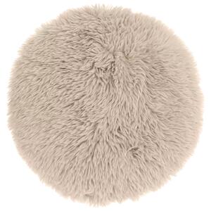 Kulatý dekorační polštářek MATS 40 cm, světle šedý