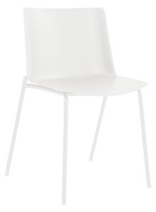 IDEPAR Designová jídelní židle CARMI - bílá