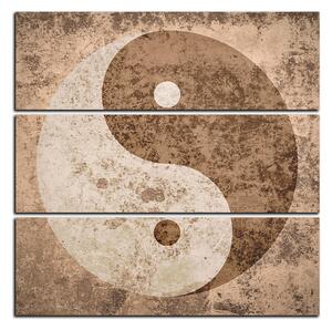 Obraz na plátně - Jin a jang symbol - čtverec 3170C (75x75 cm)