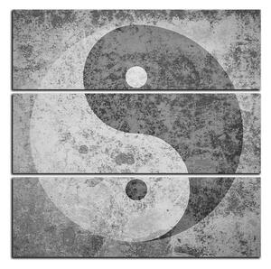 Obraz na plátně - Jin a jang symbol - čtverec 3170QC (75x75 cm)
