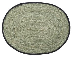 Prostírání Seagrass Black Rim – set 2 ks Světle zelená
