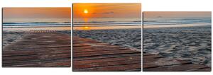 Obraz na plátně - Úsvit na moři - panoráma 5141D (90x30 cm)