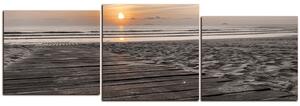 Obraz na plátně - Úsvit na moři - panoráma 5141FD (90x30 cm)