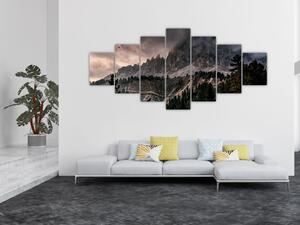 Obraz skalnatých hor (210x100 cm)