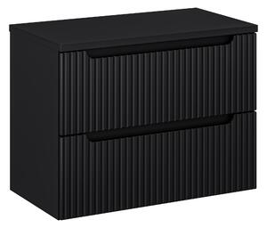 Comad Koupelnová skříňka pod deskové umyvadlo SET-NOB B Black Nova 80 černá