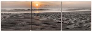 Obraz na plátně - Úsvit na moři - panoráma 5141FB (150x50 cm)