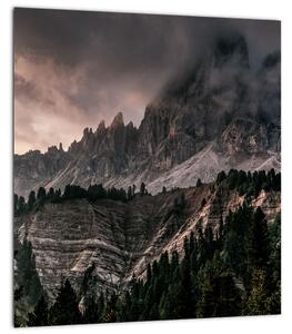 Obraz skalnatých hor (30x30 cm)