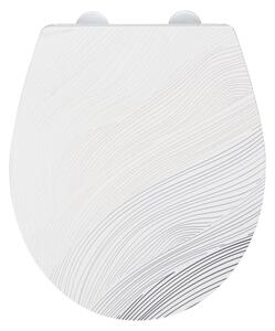 Záchodové prkénko s automatickým zavíráním 38 x 44,5 cm Menin – Wenko