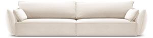 Béžová sametová pohovka 248 cm Vanda – Mazzini Sofas