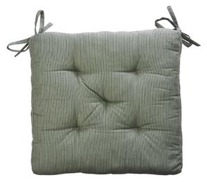 Prošívaný podsedák Striped Laurel Green