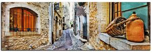 Obraz na plátně - Stará středomořská ulice - panoráma 5151A (105x35 cm)