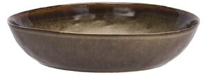 Kameninová servírovací mísa Brown Ø 27,5 cm