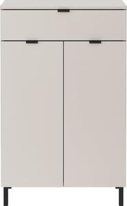 Krémová vysoká koupelnová skříňka 60x97 cm Arcena – Germania