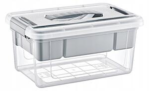 Orion Organizér, úložný box 2v1, multifunkční, bílý STORMAX - 9l, 35 x 23 x 17 cm