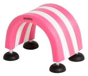 Dětská molitanová stolička (růžová/bílá)